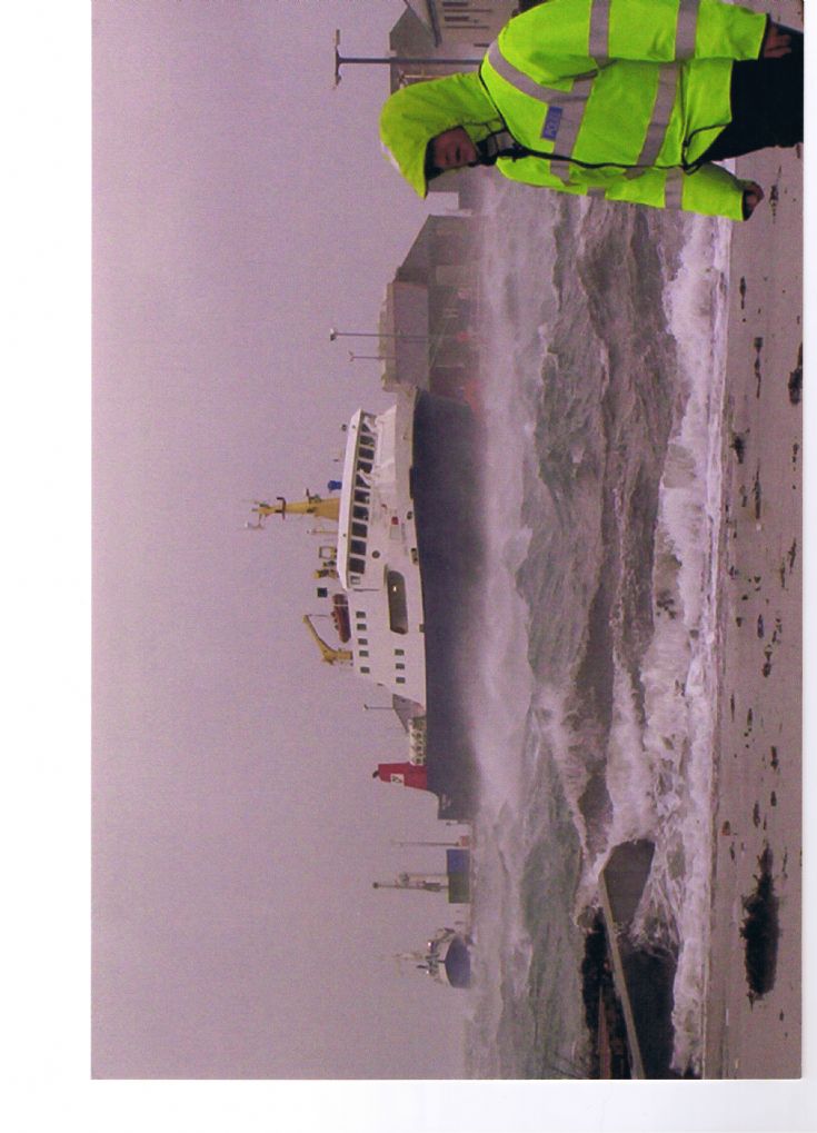 Stormy Kirkwall Pier