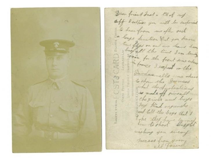 Australian soldier prior to Dardanelles