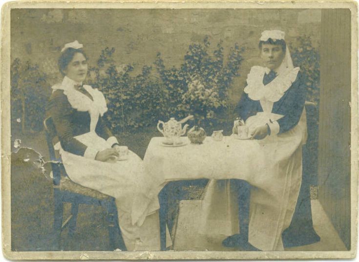 Maggie Peace (on left)