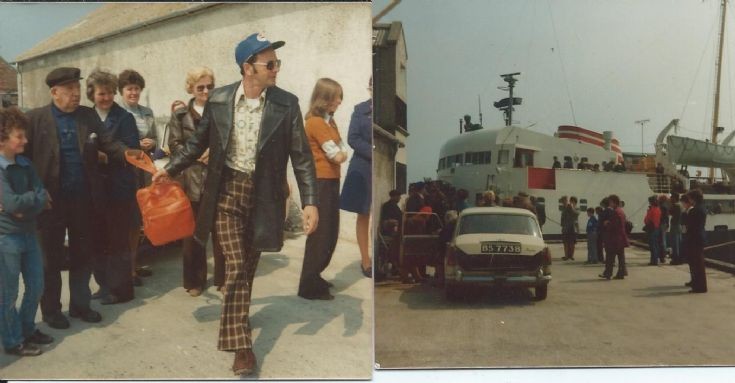 Sanday folk and Canadian visitors
