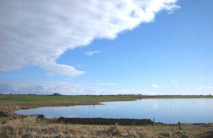 Still winter's day, Roos Loch, Sanday