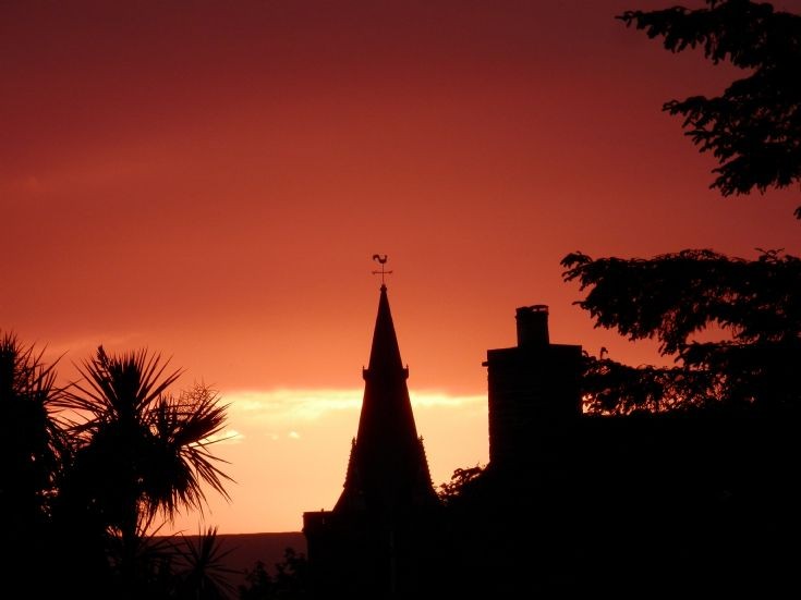 Sunset over Kirkwall June 2016