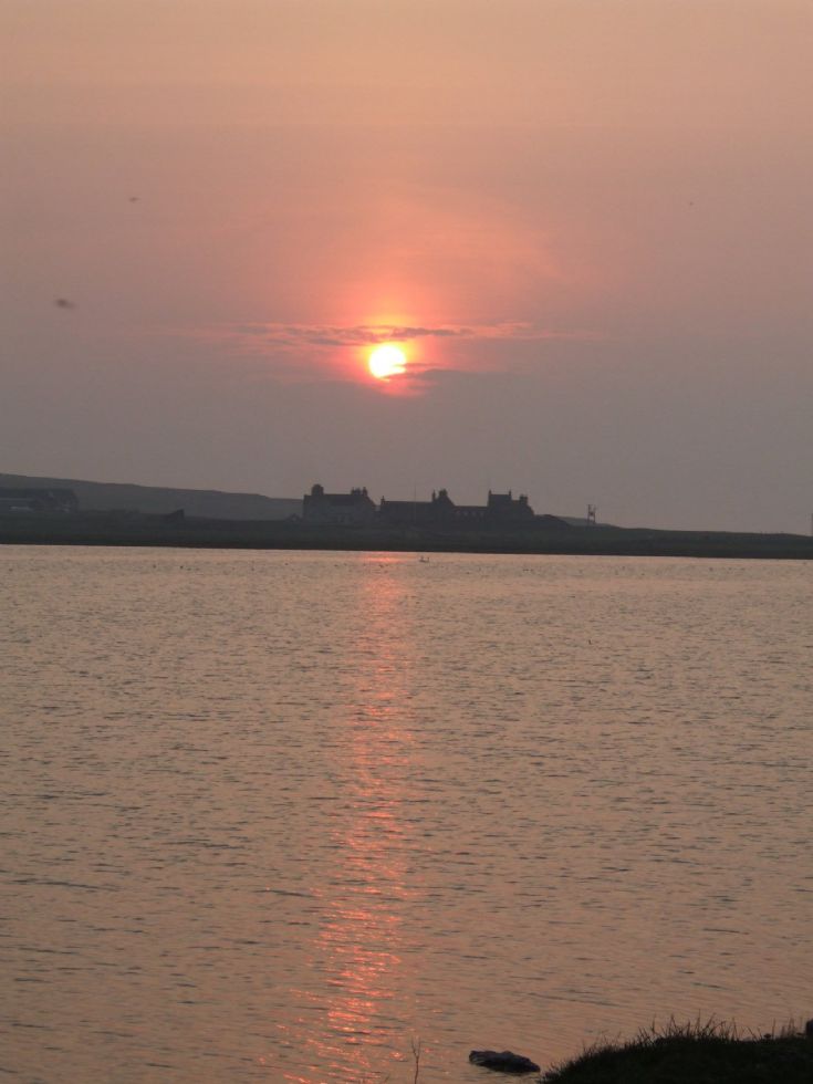 Sunset at Skaill House