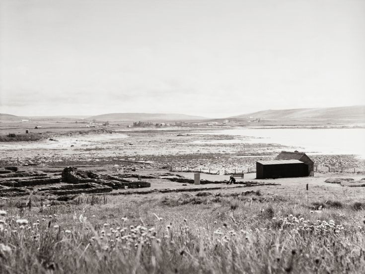 View of Earl's Palace from the Brough of Birsay