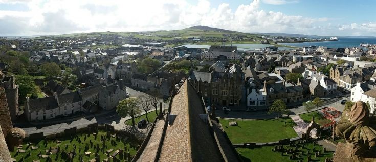 Cathedral panorama looking west