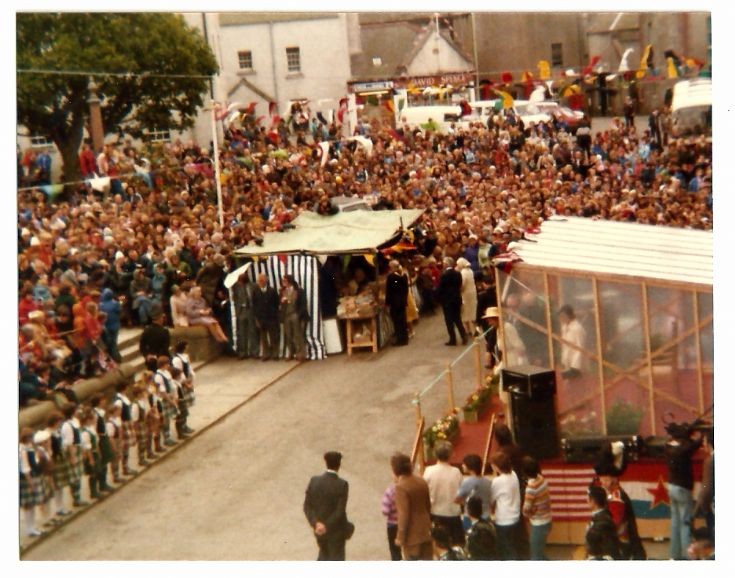 Royal visit in the 80s