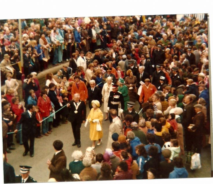 Royal visit in the 80s