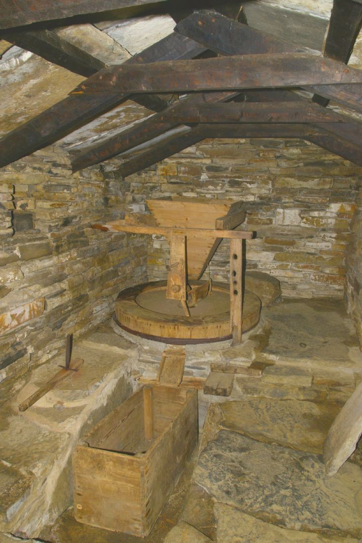 Inside the Click Mill. Birsay, 2019