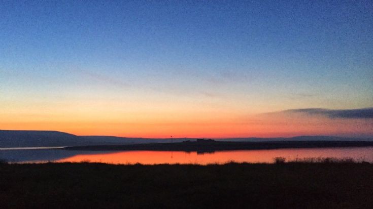 Sunset in Mid-Summer at Grimbister