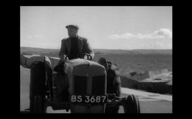 1950 Ferguson TE20 tractor crossing the Barriers