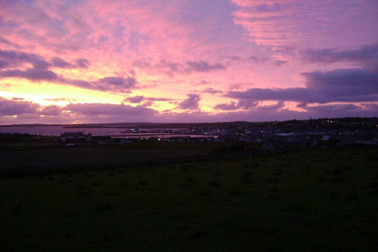 Sunrise over Kirkwall