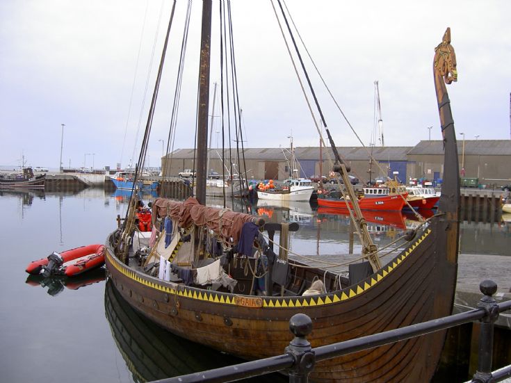Orkney Image Library Replica Viking Longboat