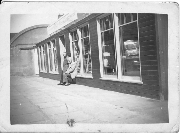 Waiting for the shop to open?