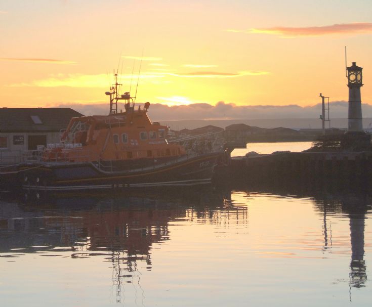Sunset Kirkwall pier