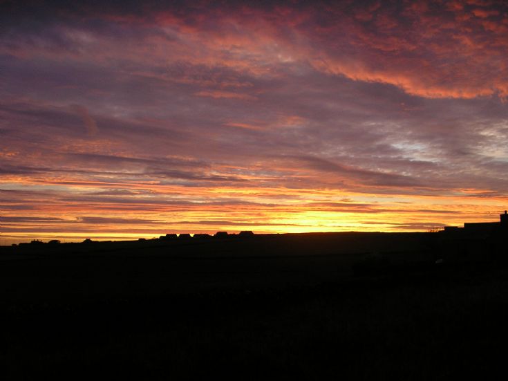 sunrise from Inganess Road 5/10/07