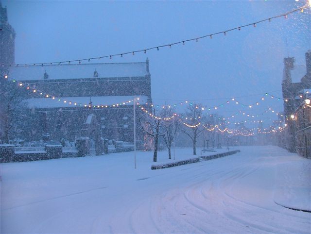 Broad Street, early on Christmas Day