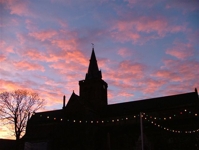 Cathedral on a winter morning