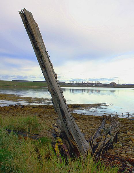 Old Boat Pan Bay Flotta