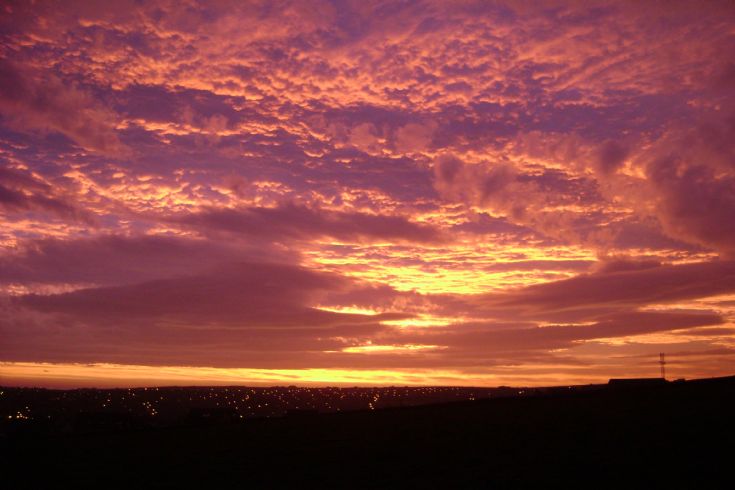 Sunrise over Kirkwall
