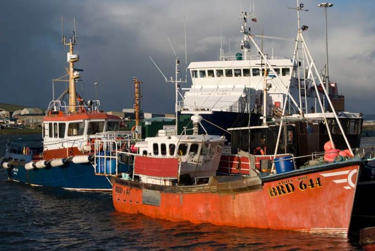 Varagen And Other Vessels At Kirkwall Pier