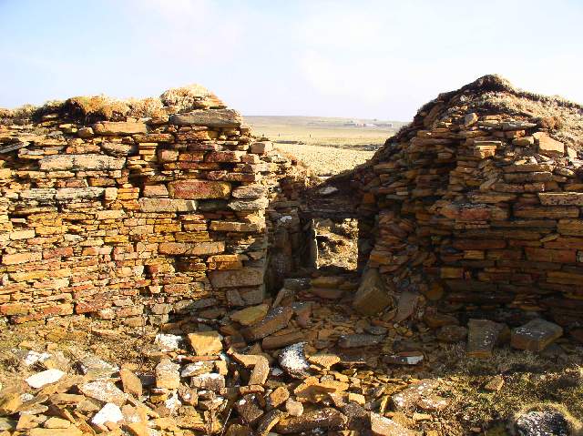 Inside the Broch of Borwick