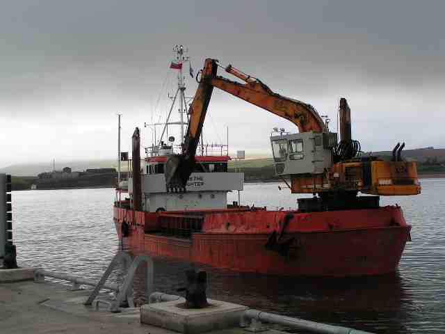 Dredging at Scapa Pier