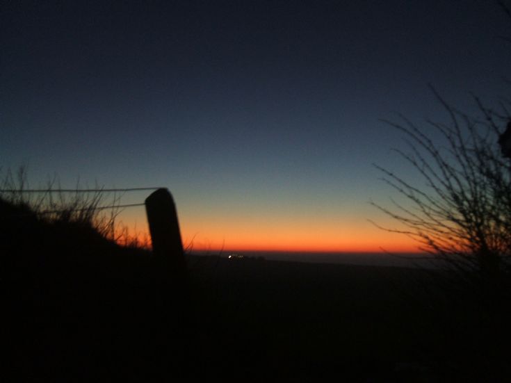 Nearly winter solstice
