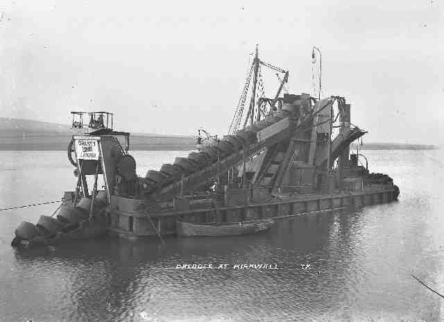 Dredger at Kirkwall