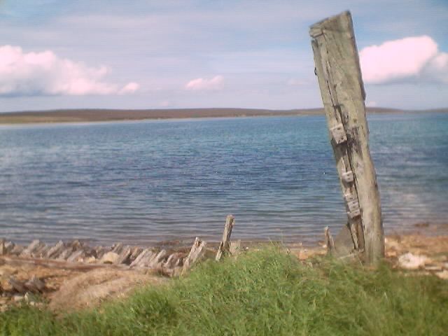 Old boat on Flotta
