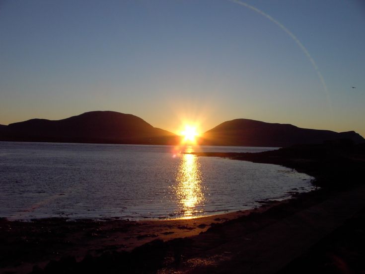 Sunset Hoy Sound 21/12/2007