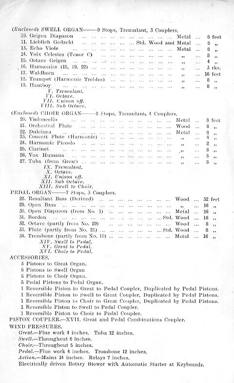 Cathedral Organ Specification (2)