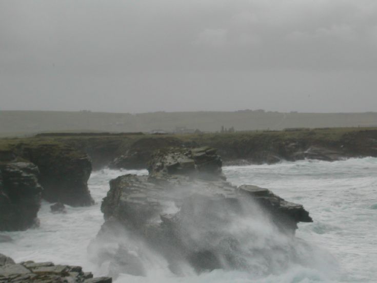A coorse day near Skibbagoe Birsay