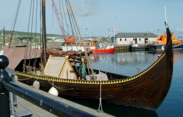 Longship Gaia in Kirkwall Basin