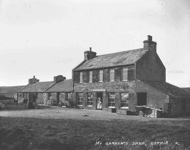 Mr W Garden's shop, Orphir