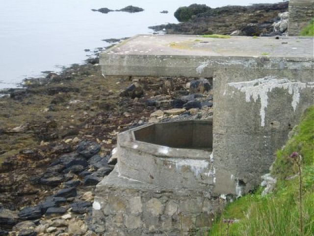 Searchlight post at Scad Head