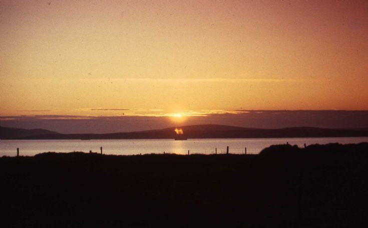 Sunset over the Flow