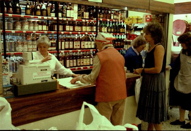 Refreshments section at Prestos