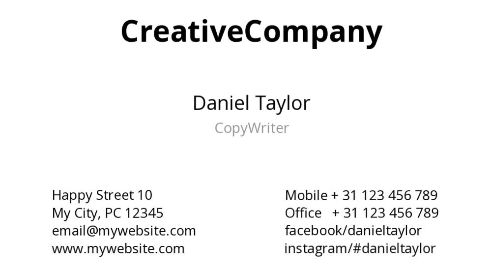 Basic _ Template 030 _ L _ Businesscards