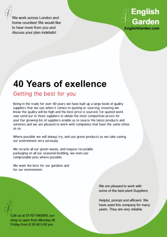 Modern _ 020 _ 1P _ Flyer A3