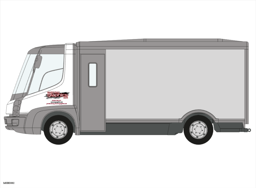 Modec van design template