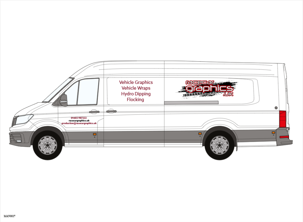 MAN van design template