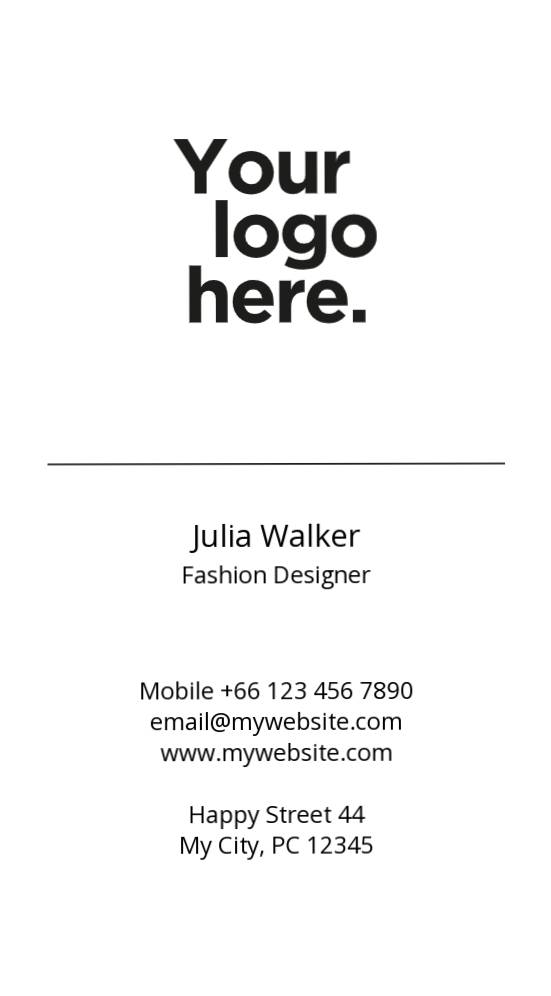 Basic _ Template 010 _ P _ Businesscards