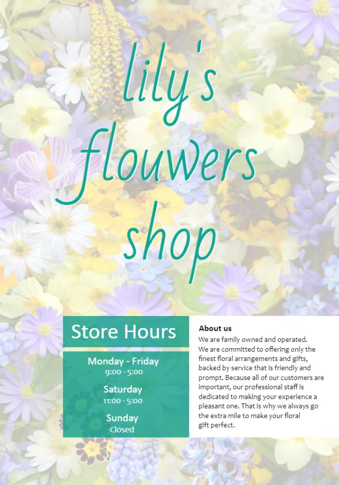 Flowers _ Basic 001 _ 1P