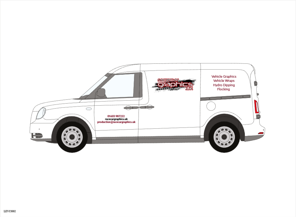 LEVC van design template