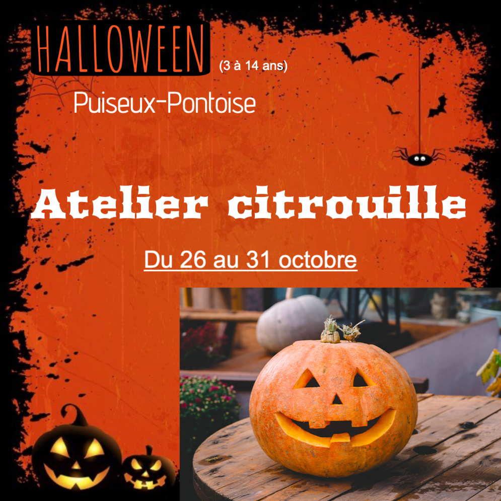 Atelier citrouille (3-14ans) - Halloween 