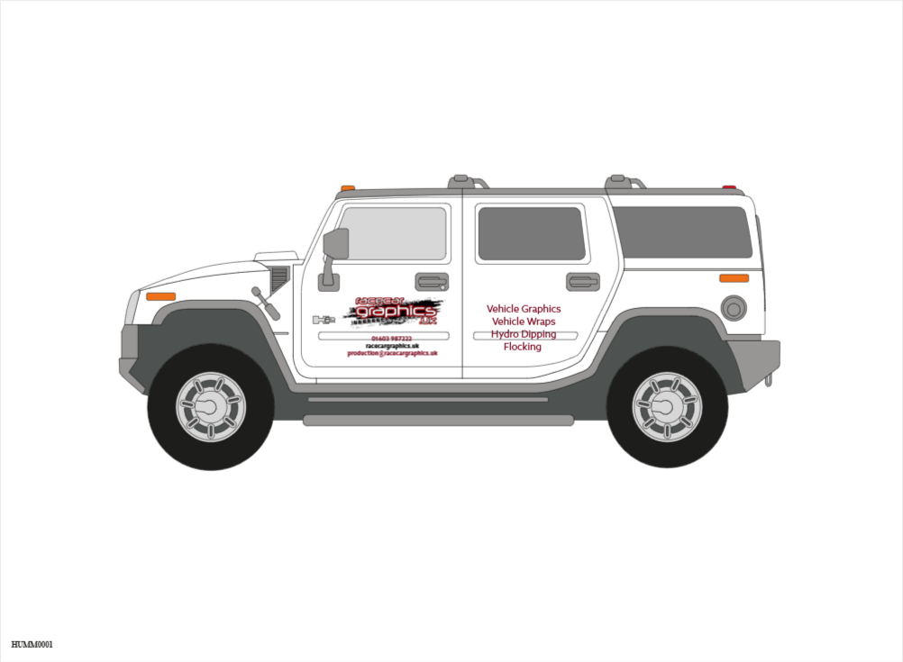 Hummer vehicle design template