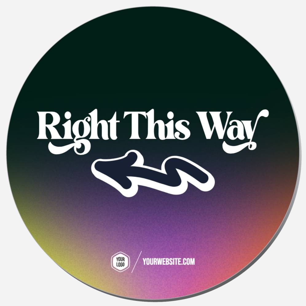 Right This Way (Right Arrow)