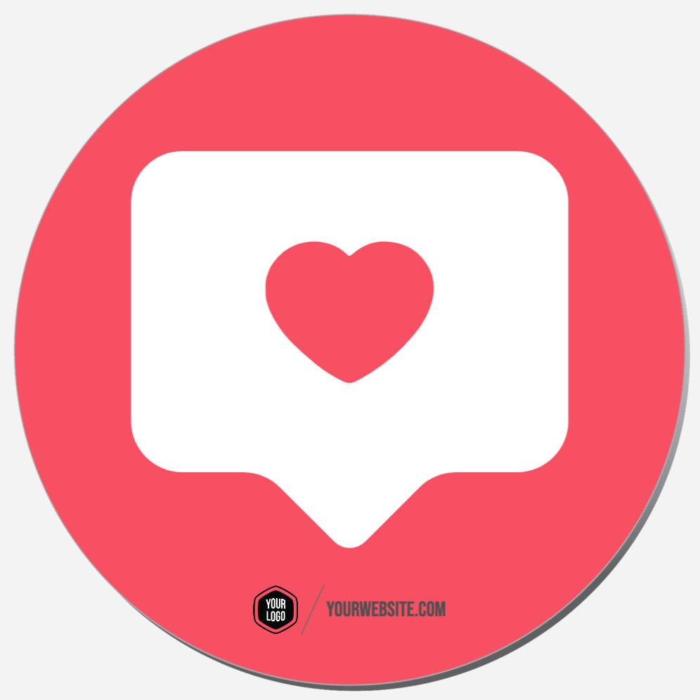 Heart Like Red Background