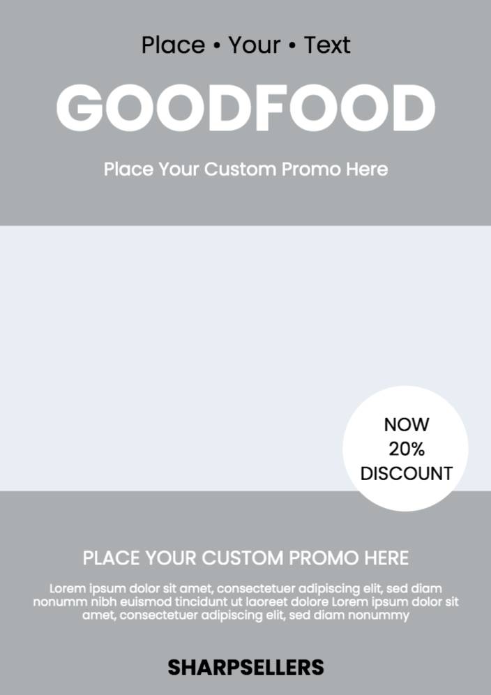 Basic _ 1-sided Design 0020 _ All _ Sidewalk Sign Swingboard Stand A0