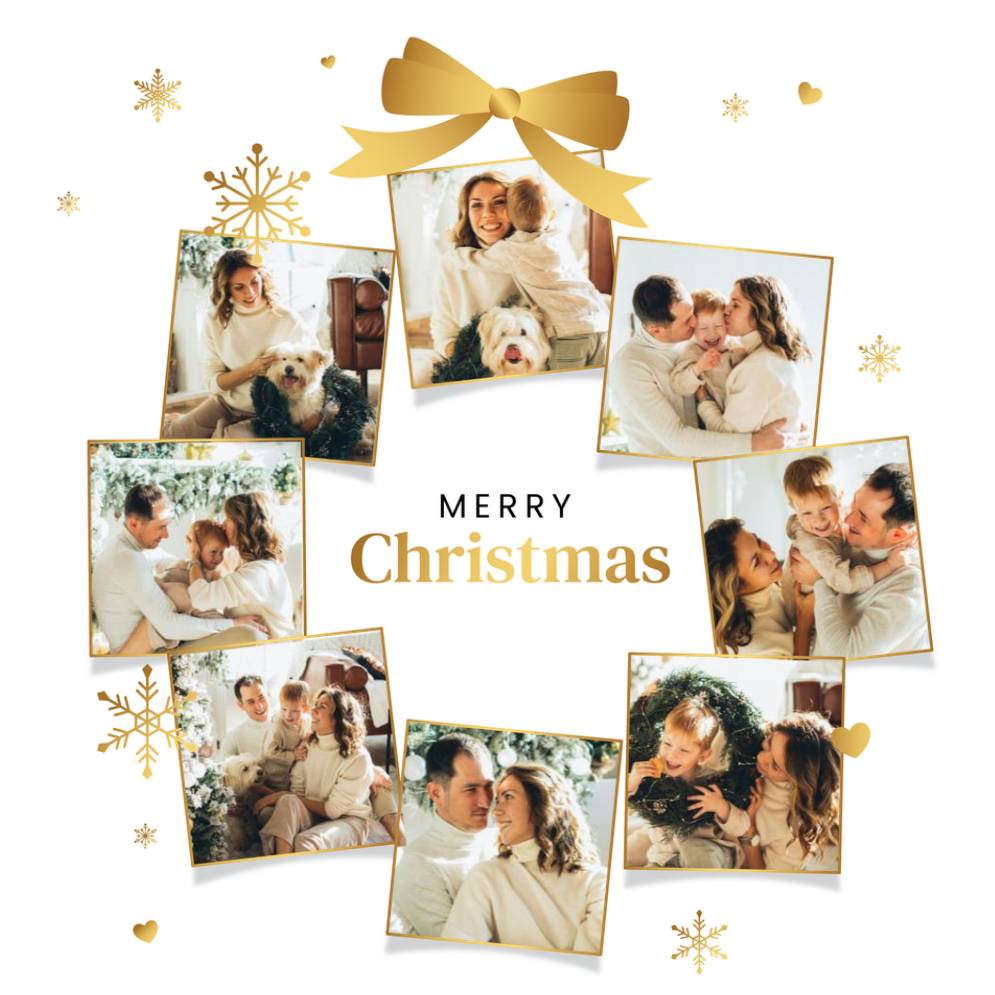 Basic _ Design 07115 _ Popular _ Christmas Cards Square unFolded